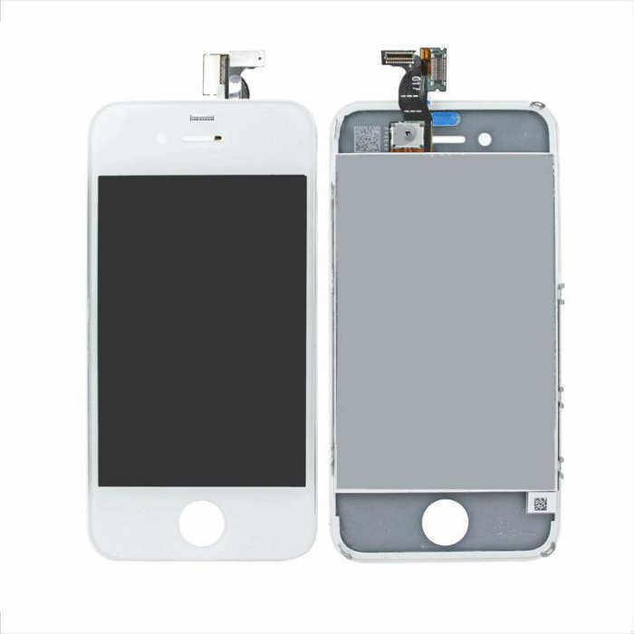 

Дисплей для мобильного телефона iPhone 4 белый с тачскрином, ORIG