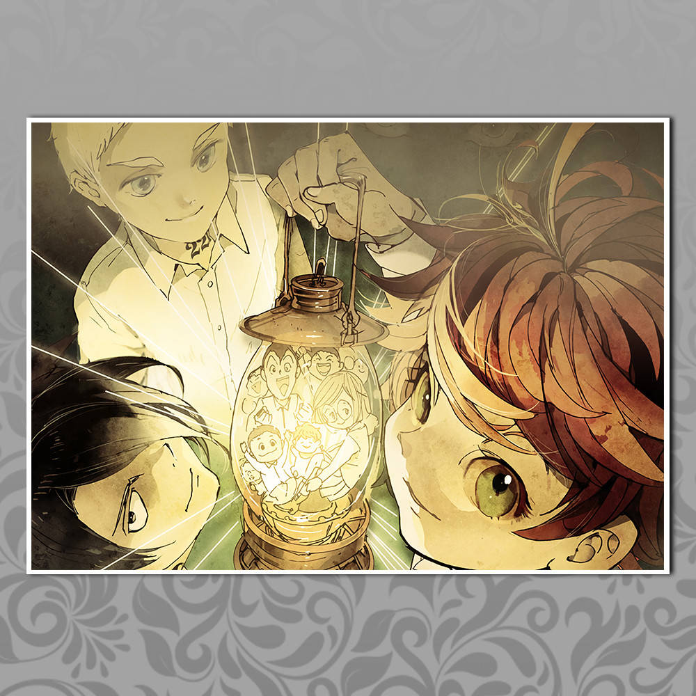 

Плакат Аниме The Promised Neverland ( Обещанный Неверленд ) 006
