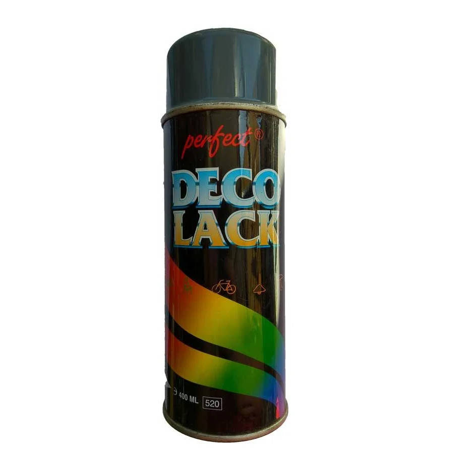 

Алкидная аерозольная краска Perfect (DecoLack), Темно-серый (RAL7011) 400ml