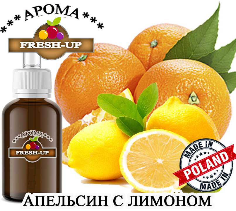 

Ароматизатор Апельсин с лимоном, Fresh-Up, Польша, 10 мл