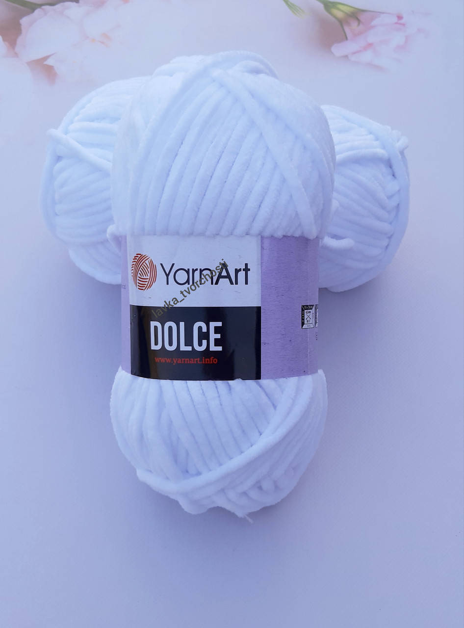 

YarnArt Dolce №741-білий