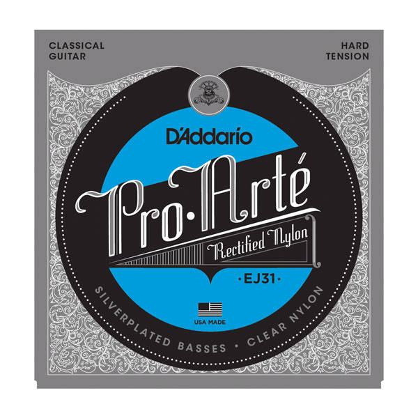 

Струны для классической гитары D`ADDARIO EJ31 PRO ARTE RECTIFIED HARD TENSION