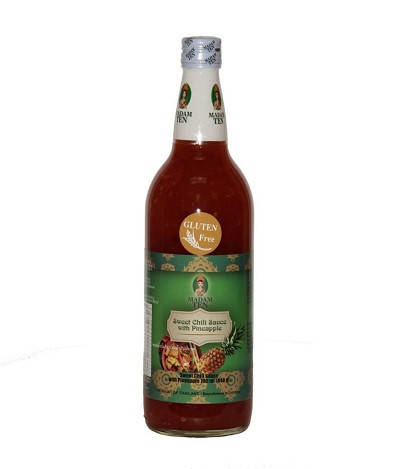 

Кисло-сладкий соус с ананасами Madam Ten БЕЗ ГЛЮТЕНА 700 мл Тайланд