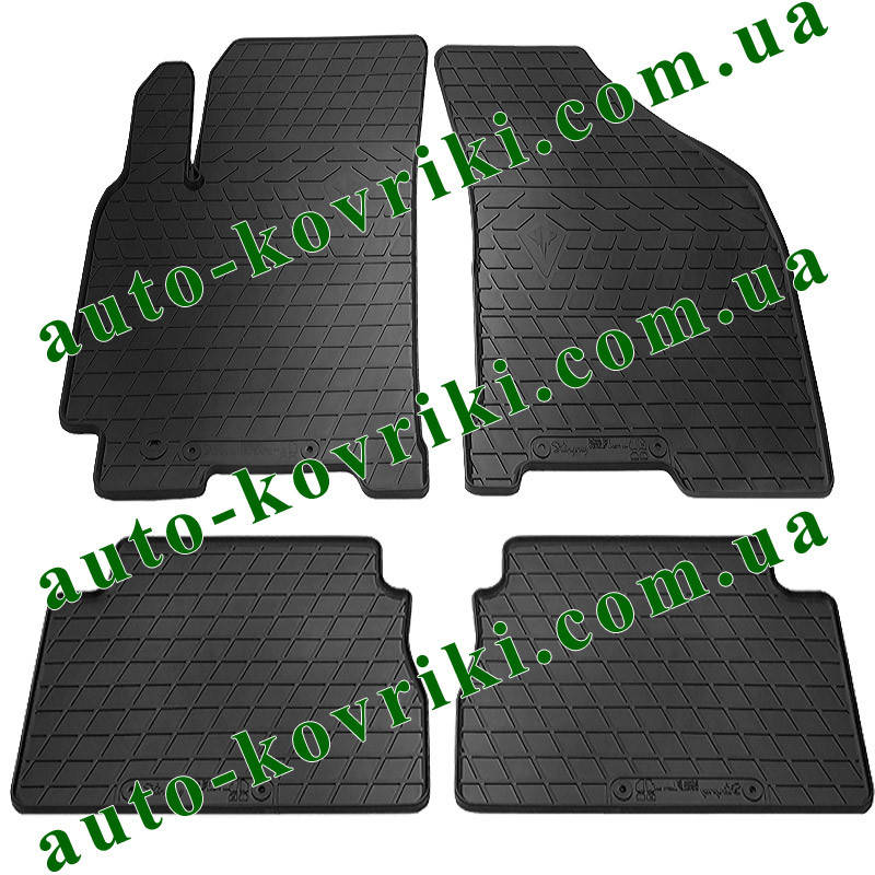 

Резиновые коврики в салон Chevrolet Lacetti 2004- (Stingray), Черный