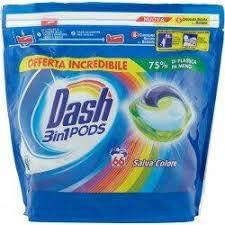 

Капсулы для стирки DASH 3 в 1 Salva Colore 40шт.