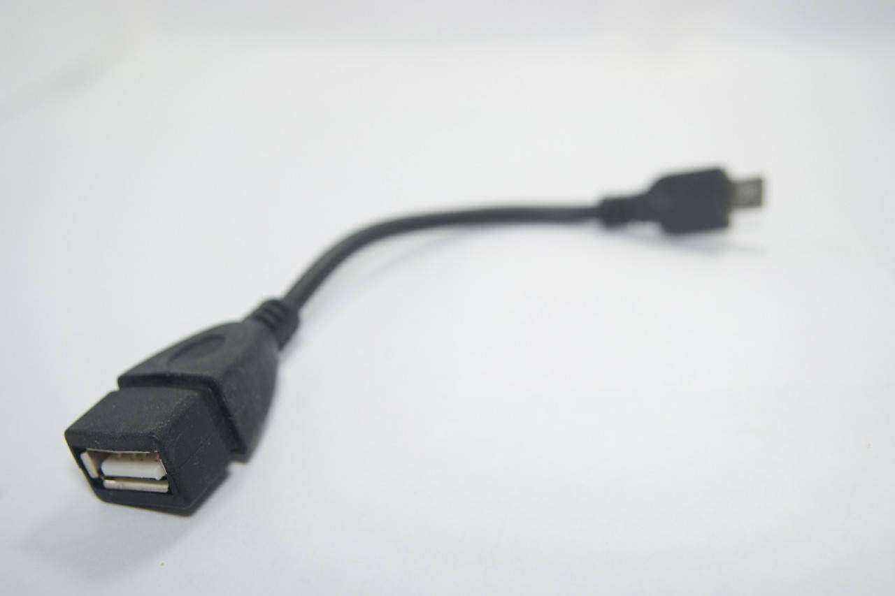 

Переходник OTG USB - MICRO USB 0.1 м, Черный