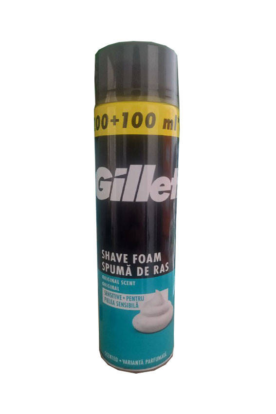 

Піна для гоління для чутливої шкіри Gillette Sensitive Skin Foam 300 мл