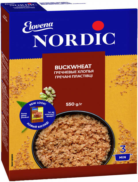 

Хлопья гречневые Nordic 550 г