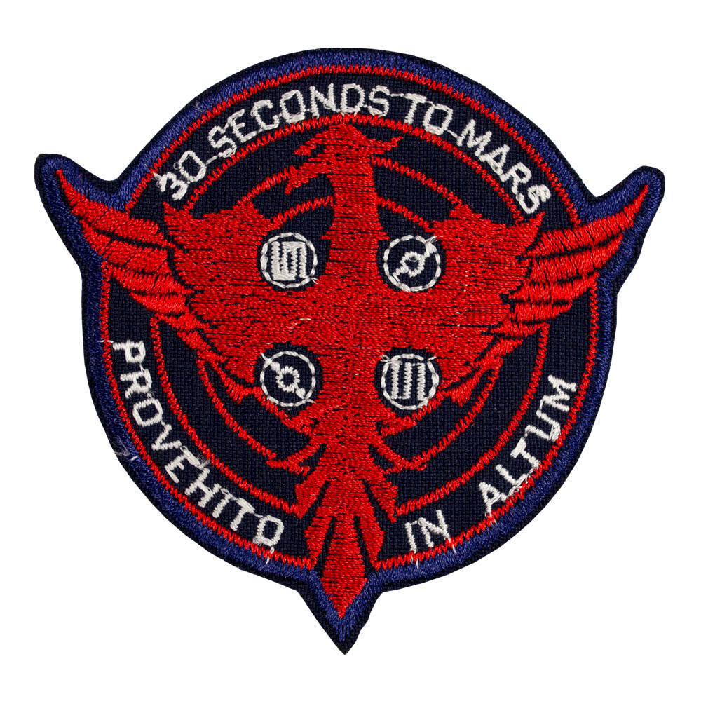 

Нашивка с вышивкой 30 SECONDS TO MARS 2 Феникс круг