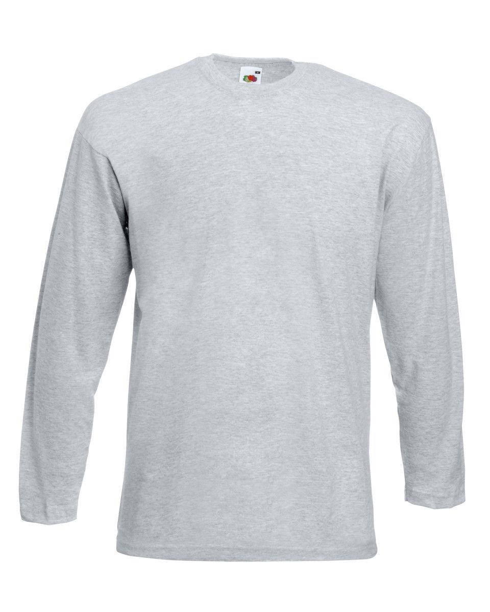 

Футболка с длинным рукавом Fruit of the Loom ValueWeight M, 94 Серо-Лиловый