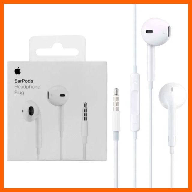 

Наушники для iPhone проводные, Apple EarPods Headphone Plug MNHF2ZM/A, Белый
