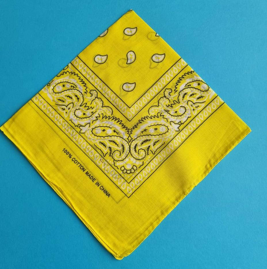 

Бандана класика, Желтый