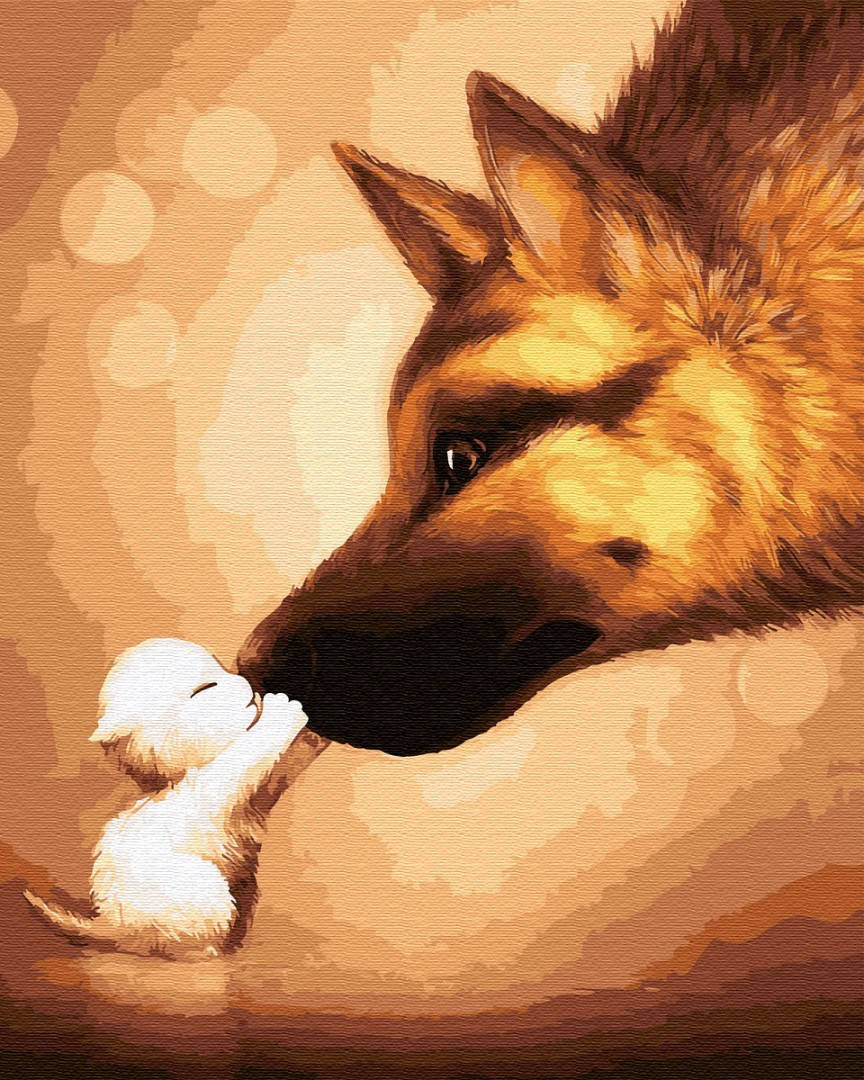 

Картина по номерам Большая дружба 50*40