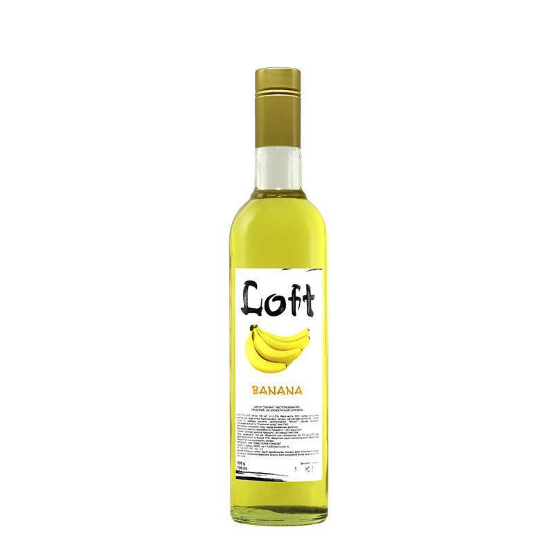 

СИРОП БАНАН LOFT, 0.7 Л (0.9 КГ)
