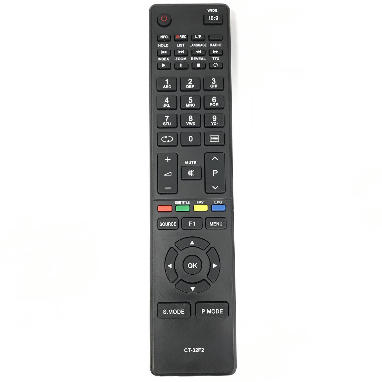 

Пульт для телевизора Toshiba CT-32F2