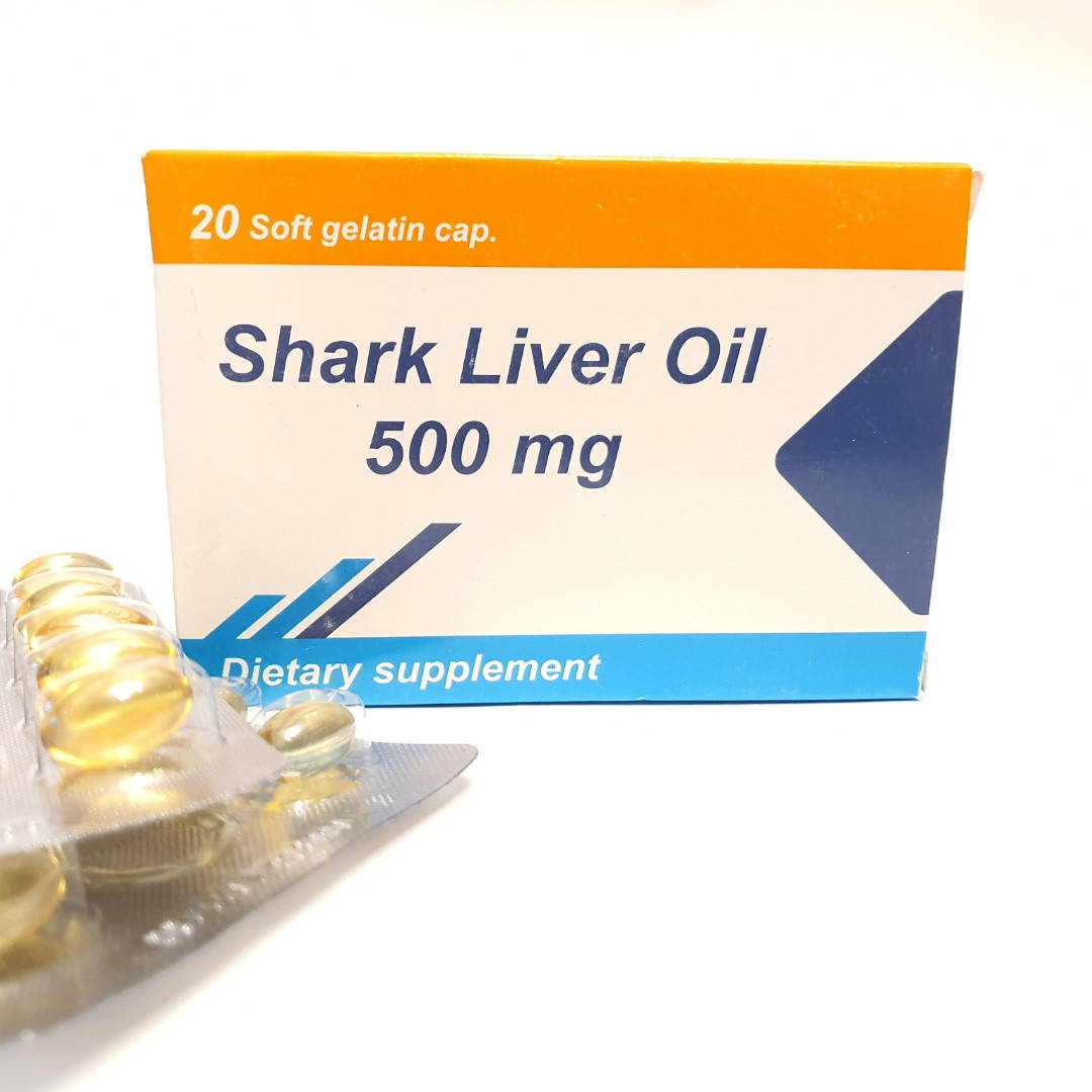 

Акулий жир 500 мг /Shark Liver Oil /Египет/20 cap
