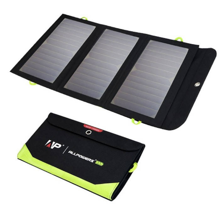 

Портативная солнечная панель Allpowers 21W 10000 mah