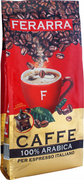

Кофе молотый Ferarra Caffe 100% Arabica 70 г