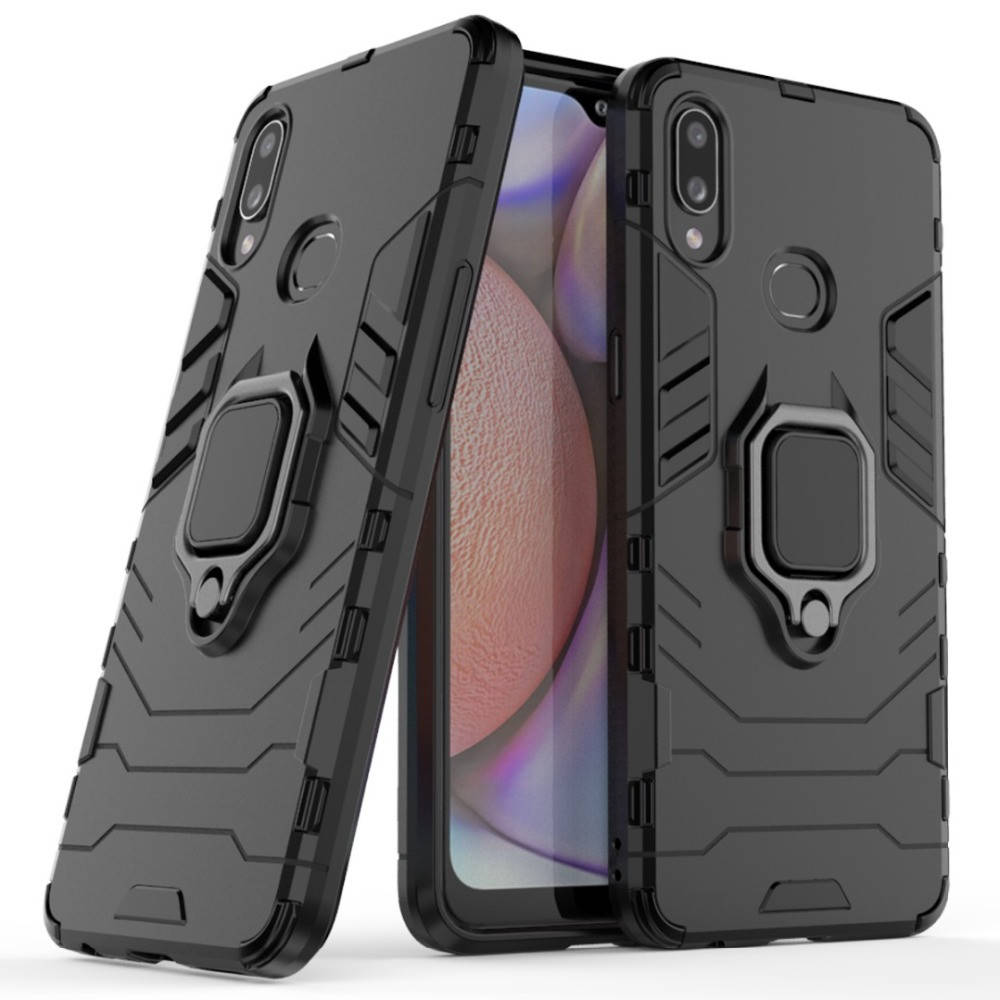 

Чехол Ring case для Samsung Galaxy A10s (A107) бронированный бампер с кольцом черный