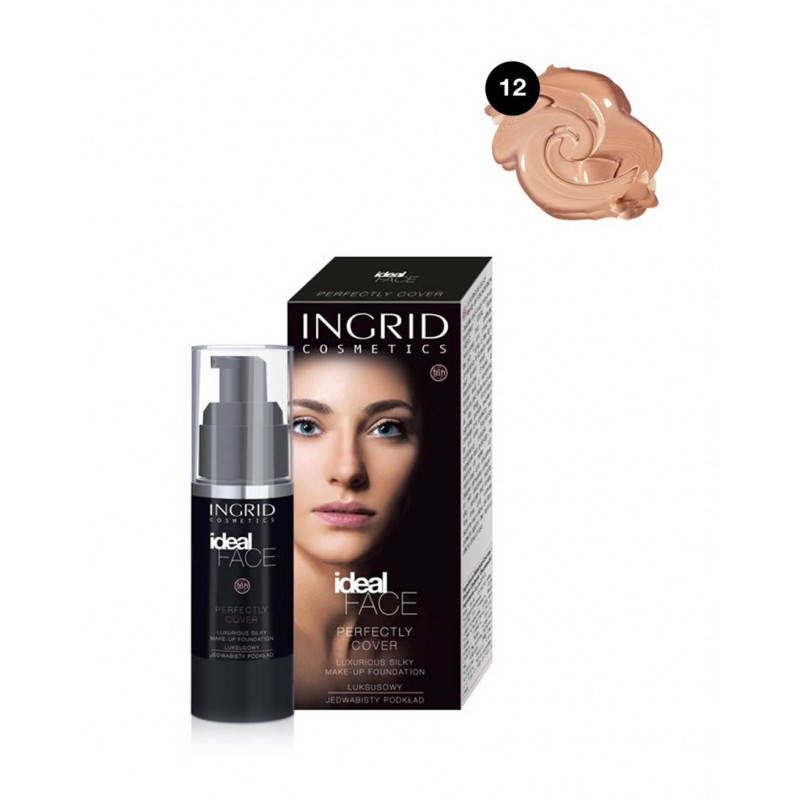 

Тональный крем длительного действия Ideal Face Ingrid №12