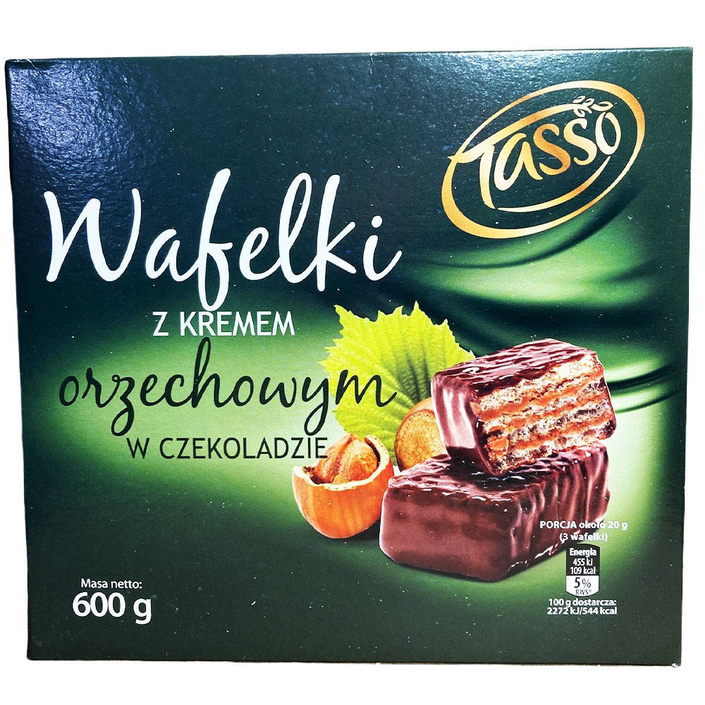 

Вафлі Wafelki Tasso, 600 г