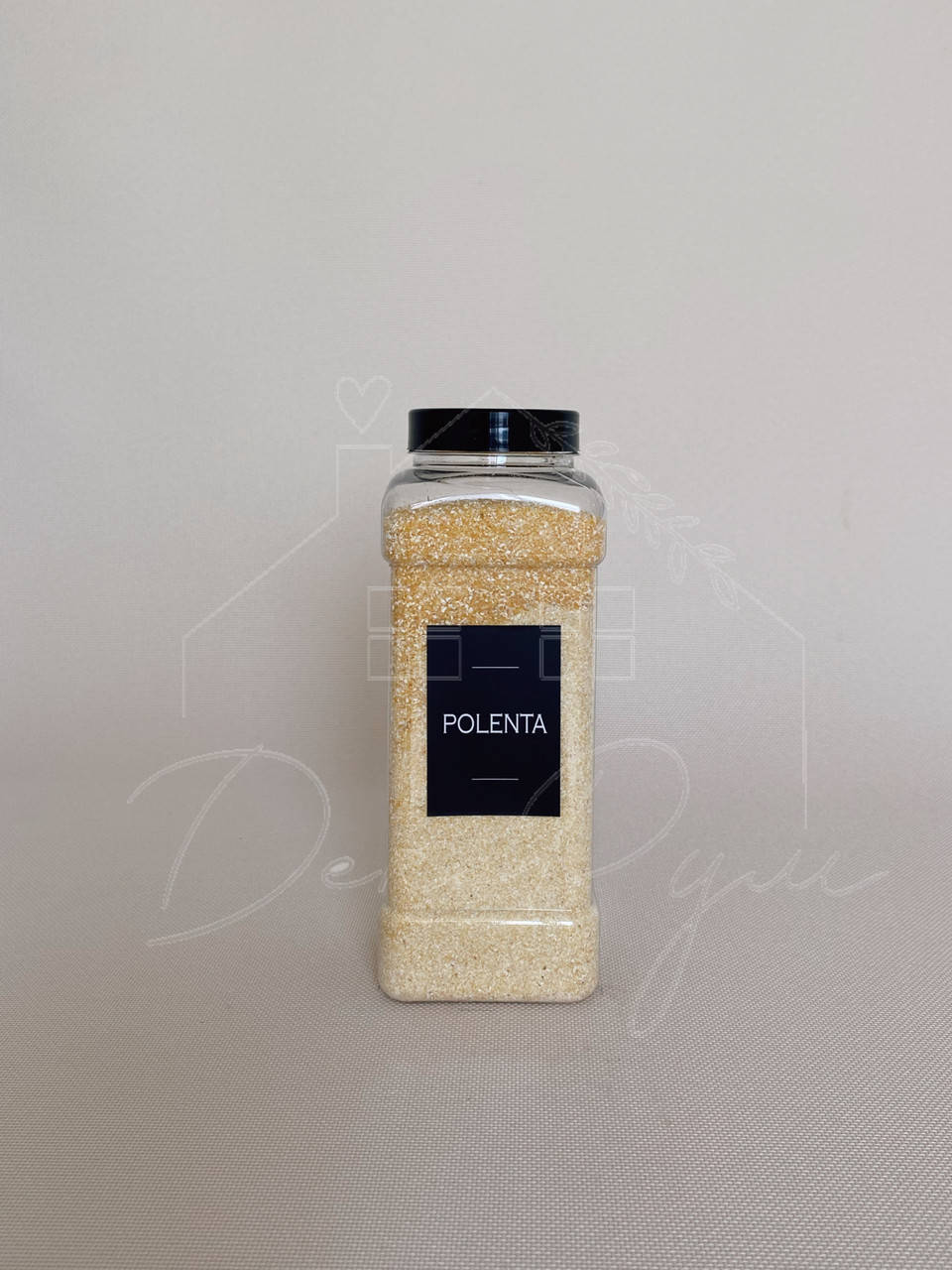 

Емкость пластиковая 1000 мл " Polenta " черный цвет