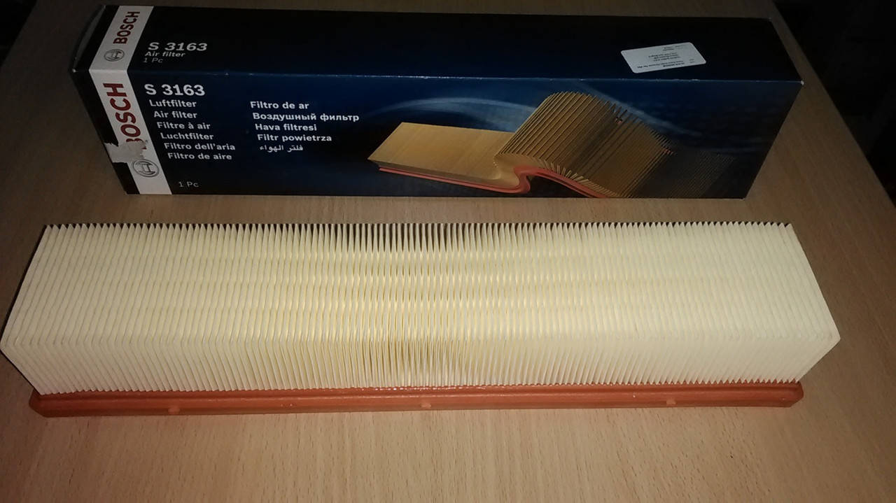 

Фильтр воздушный Bosch 1 457 433 163 Renault K9K 1.5DCI 7701477208; 8200431075; 8200023480