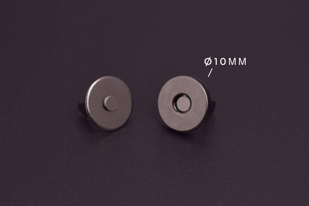 

Кнопка магнитная (2) 10 мм, темный никель, 1 шт