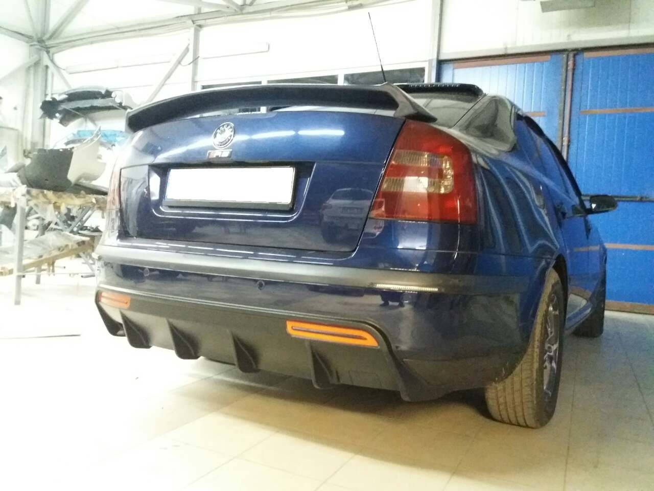 

Диффузор Skoda A5 до 2009 года, Черный