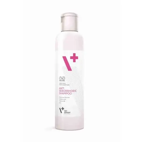 

Противосеборейный шампунь VetExpert Antiseborrhoeic Shampoo для кошек и собак, 250 мл