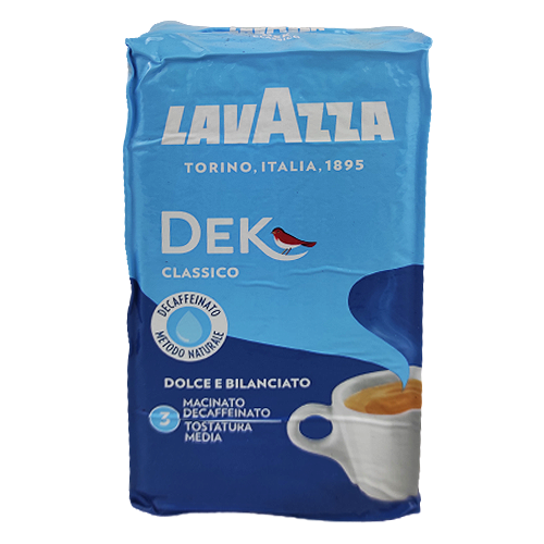 

Кава Лавацца дек без кофеїну (колір) Lavazza dek 250g 20шт/ящ (Код : 00-00000279)