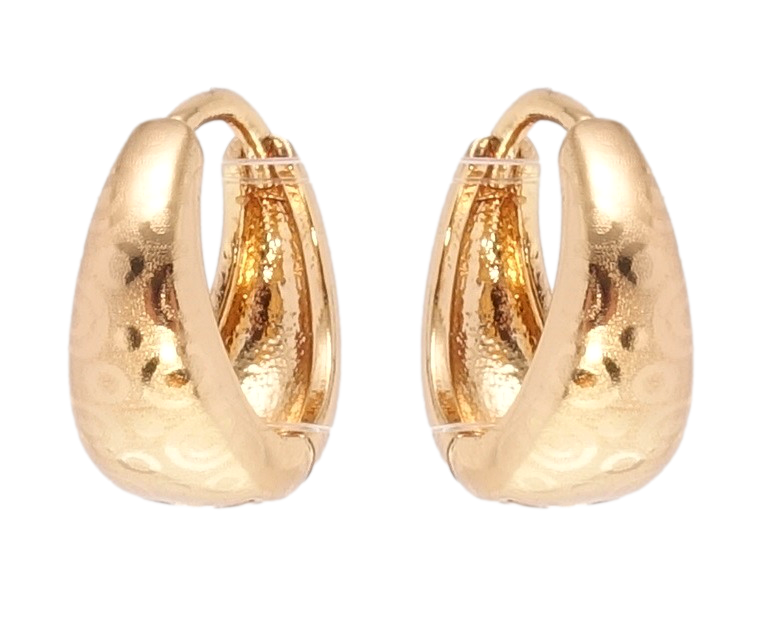 

Серьги Xuping Позолота 18K колечки "Декоративный орнамент напыления"