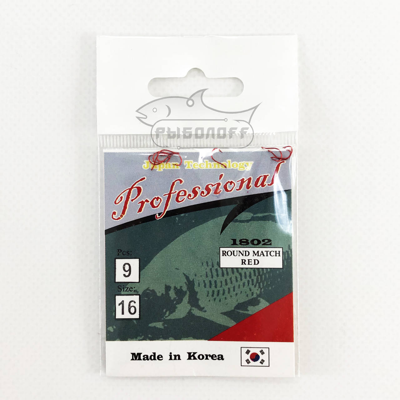 

Крючок Professional 1802 размер 16 количество 9