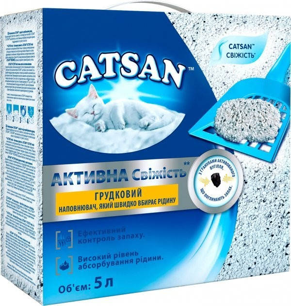 

Catsan Active Fresh 5 л Наполнитель Кетсан