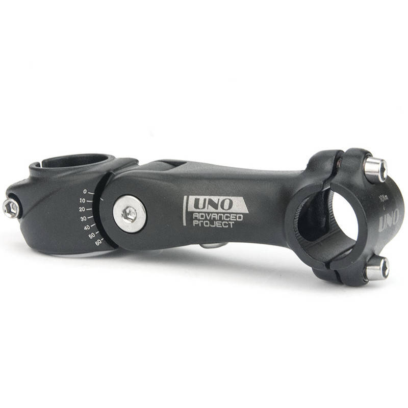 

Вынос руля велосипеда UNO AS-828 1 1/8 a-head 25.4/115 mm. регулируемый