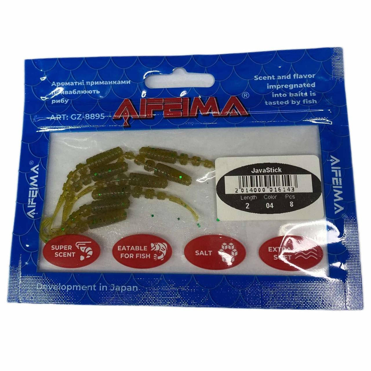 

Силикон рыболовный Feima JavaStick (ft : 2 | 8 шт. в упаковке)