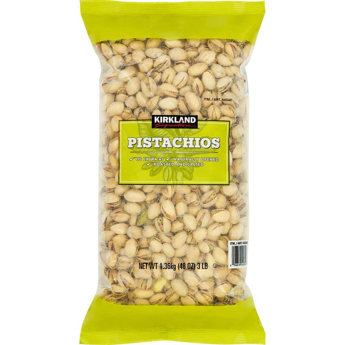 

Фисташки (соль) 1360 грамм Kirkland pistachios