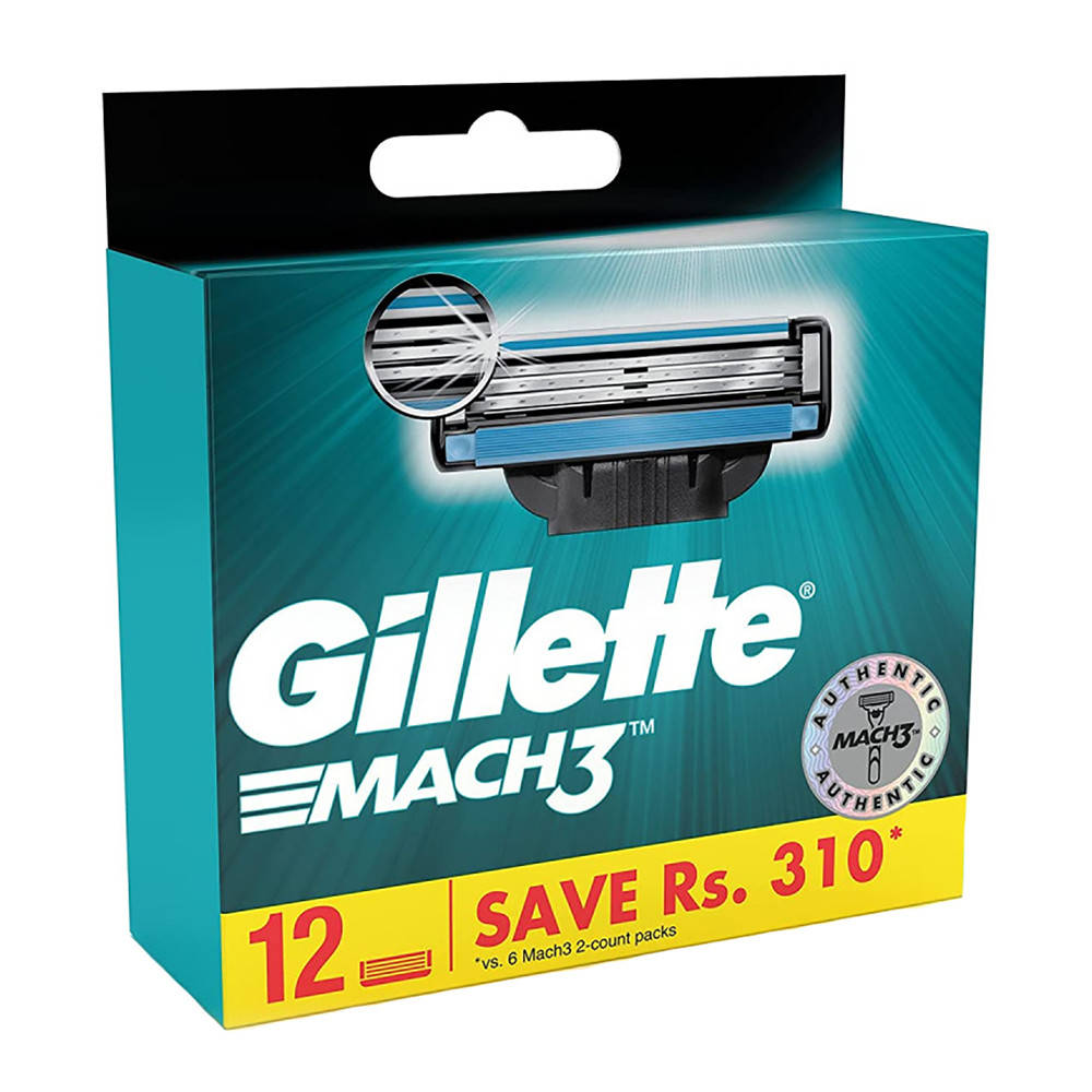 

Сменные картриджи Gillette Mach3 12 шт (4902430921879)