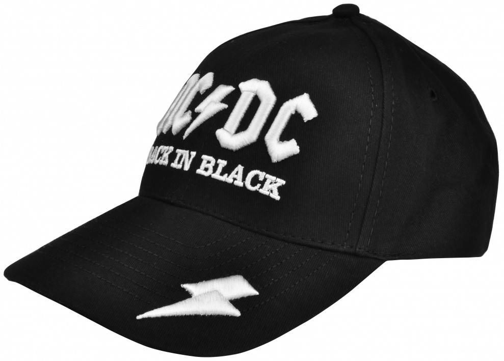

Бейсболка (3D) AC/DC - Back In Black, Черный