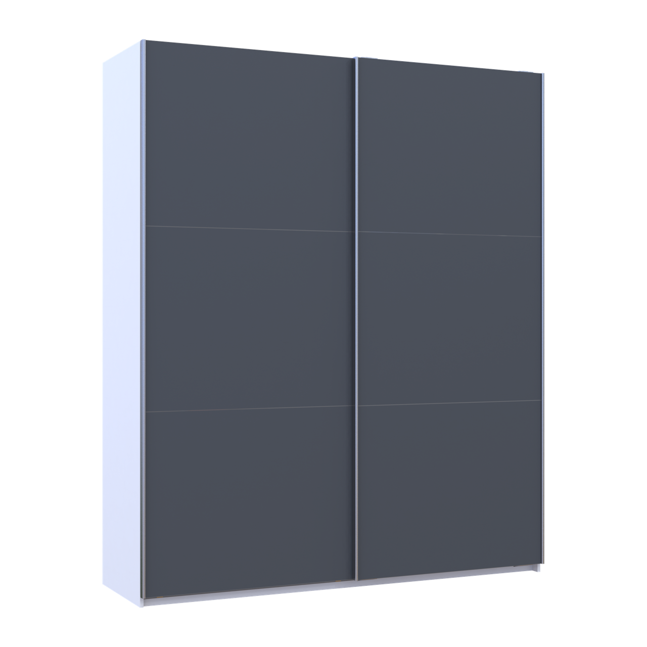 Шафа купе Doros G-Caiser Білий/Графіт 2 ДСП / 3 частини 200х60х240 (42005229) 5