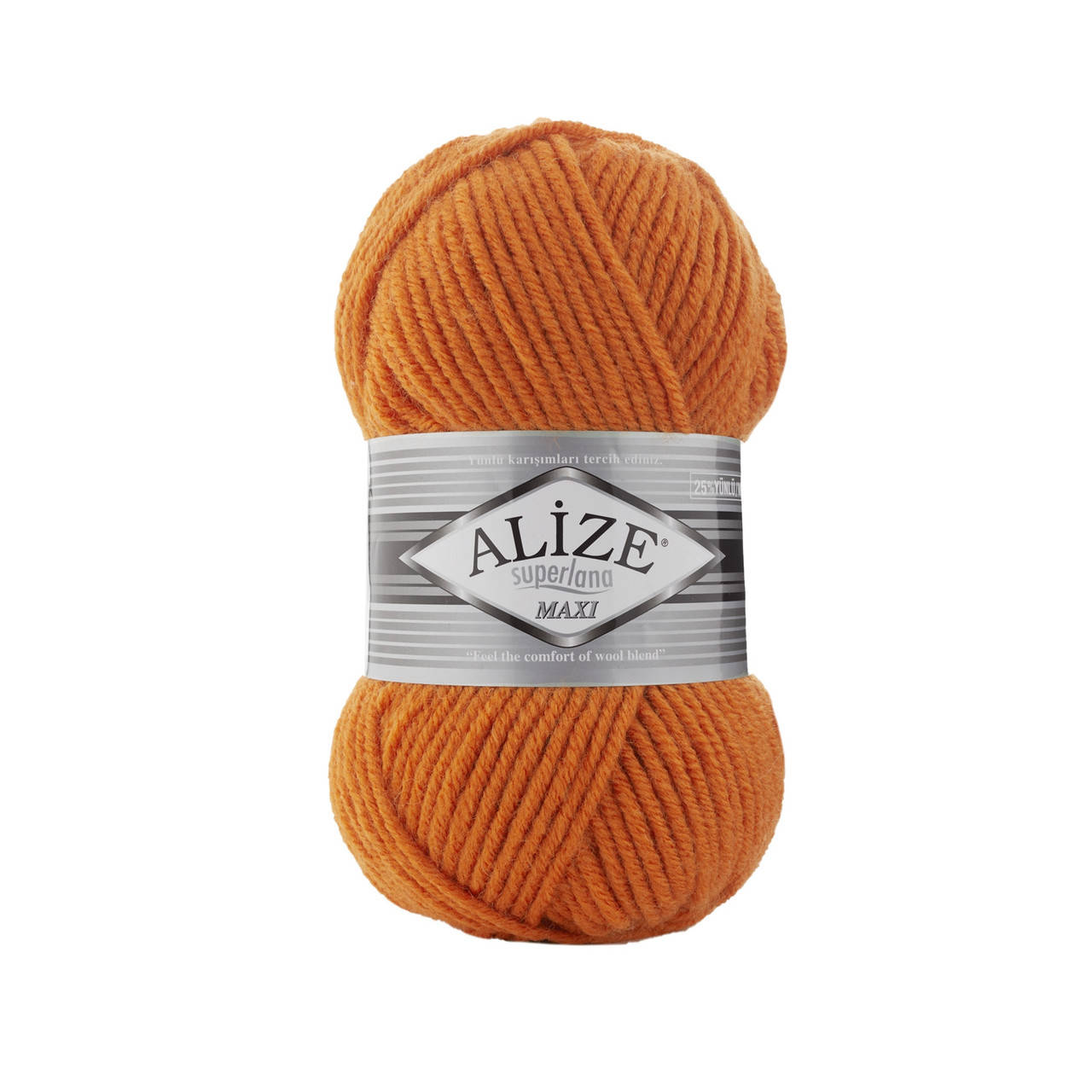 

Alize Superlana Maxi (Супер Лана Максі) 25% - вовна, 75% - акріл 225