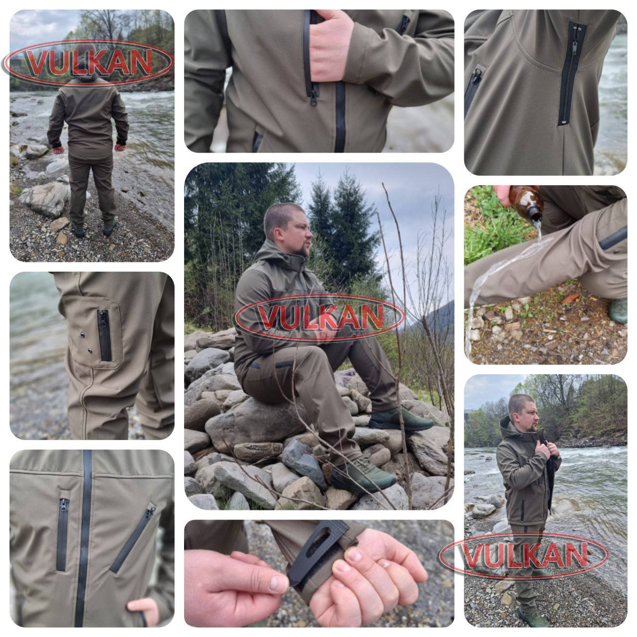 

Фирменный костюм Soft Shell хаки