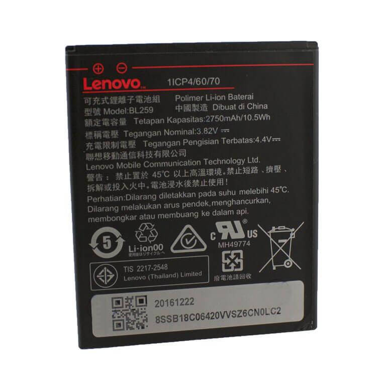 

Аккумулятор Lenovo BL259 2750 mAh A6020 AAAA/Original тех.пакет