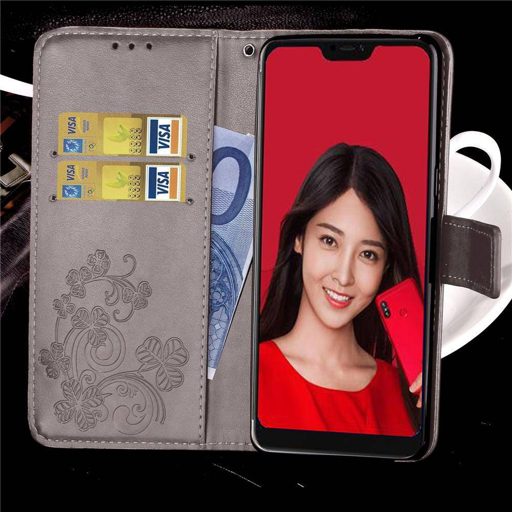 

Чехол Clover для Xiaomi Mi A2 Lite / Redmi 6 Pro книжка кожа PU серый