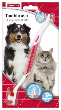 

Двойная зубная щетка Beaphar Toothbrush для собак (13226)