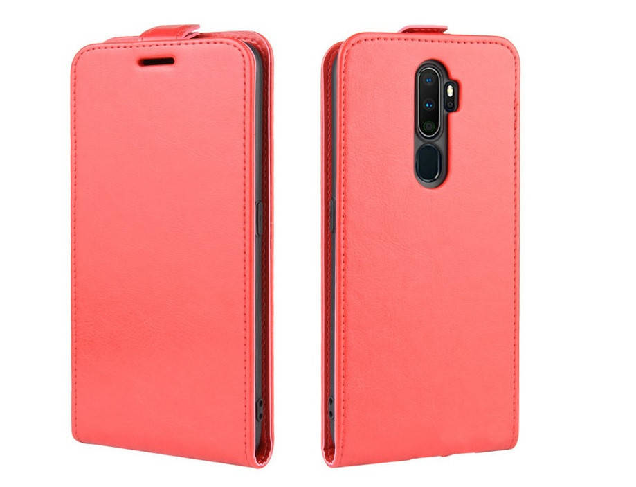 

Чехол книжка Evolou для Oppo A5 2020 Флип красный