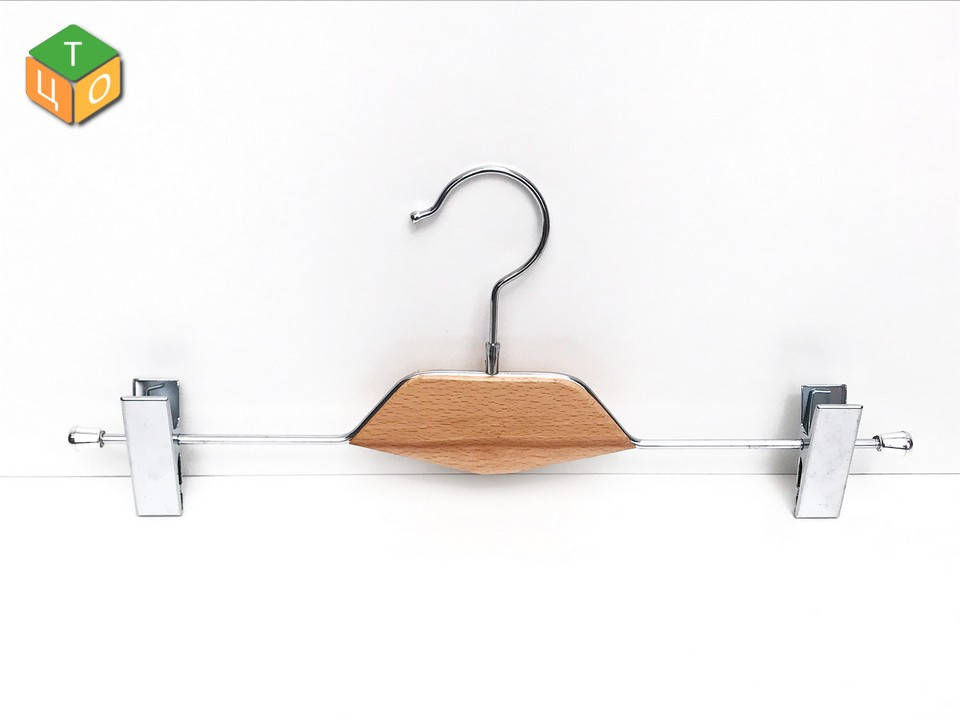 

Вешалка прищепка с деревянной вставкой