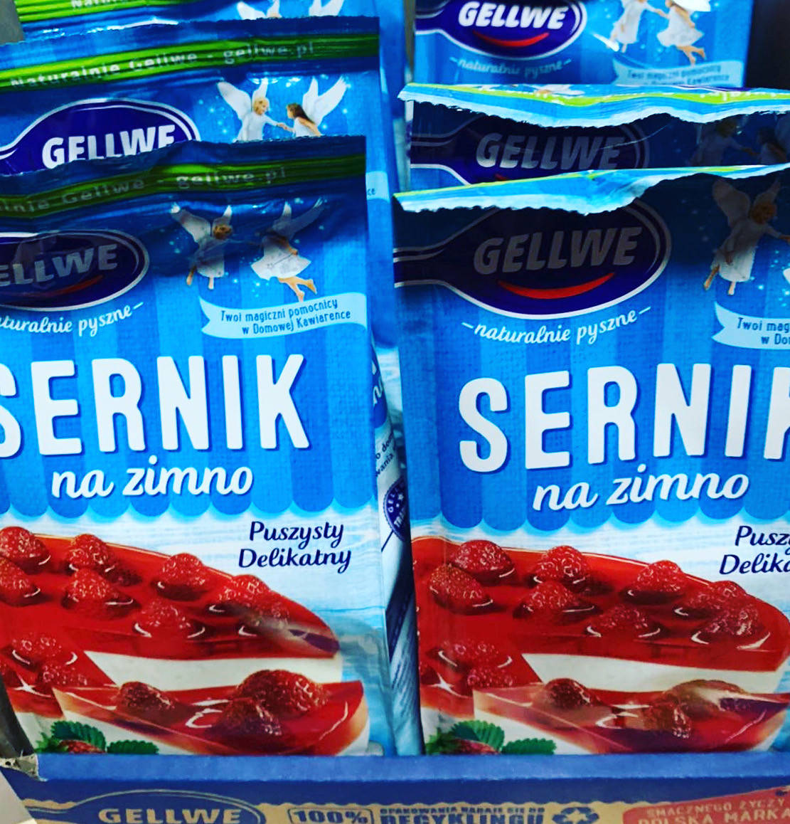 

Десерт холодний Gellwe Sernik na zimno