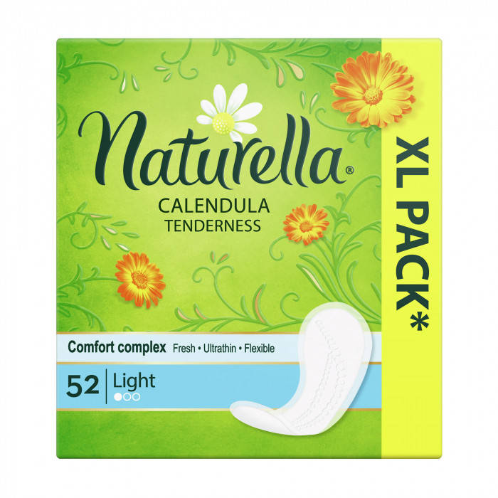 

Ежедневные прокладки Naturella Camomile Light, 52 шт., 1 капля