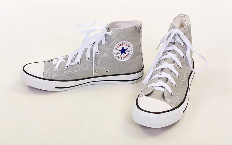 

Кеды высокие Converse All Star 4639: размер 41-45, 6 цветов Серый